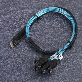 OEM Cables Internos Sff 8654 A 4 Sata, Adecuados Para Sistemas De Almacenamiento De Servidores, Interfaz De Alta Velocidad De 12 Gbps, Tecnolog&iacute;a Serial, 