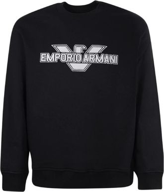Emporio Armani Zwarte Sweatshirt 3R1Mda 1Jriz 0999 - Heren - Sweatshirts - Zwart - XL - Hoodies & sweatvesten