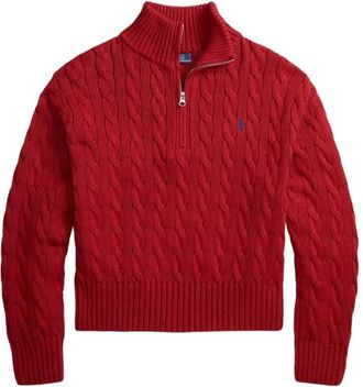 Polo Ralph Lauren Cable Knit Quarter-Zip Sweater, Size X-Large