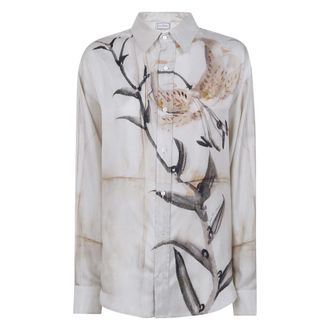 Pierre-Louis Mascia Dames, Blouses & Shirts, Veelkleurig, Maat: S Zijde