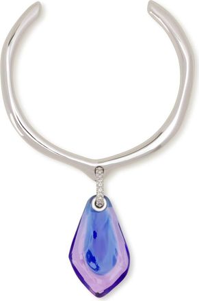 Lanvin Aurore Necklace in Mauve/blue at Nordstrom, Size Small