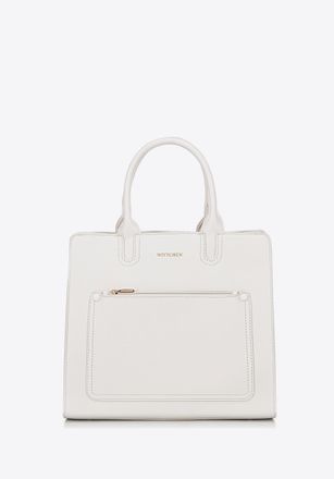 Wittchen Dames 13 Laptoptas in Imitatieleer Cr&egrave;me