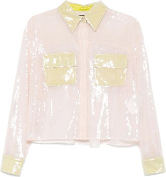 MVP Wardrobe point collar shirt - Pink
