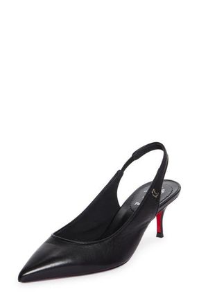 Christian Louboutin Sporty Kate Slingback Pump in Black at Nordstrom, Size 5.5Us