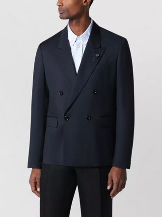 Lardini wool double breasted coat