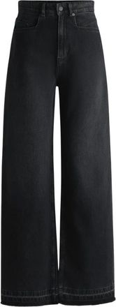 HUGO BOSS Dames, Jeans, Zwart, Maat: W24 Katoen