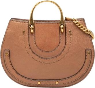 Chlo&eacute; Pre-owned Pixie Mini Bag - Dames - Vintage Mini Tas - Bruin - ONE Size - Su&egrave;de - Vintage