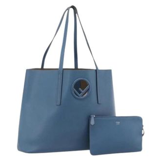 Fendi Pre-owned Tote Bags, female, Blue, Size: ONE SIZE Pre-owned Vintage Tote Bag