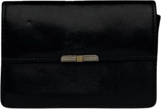 Dior Pre-owned Leren Portemonnee - Dames - Vintage Accessoires - Zwart - ONE Size - Leer - Vintage