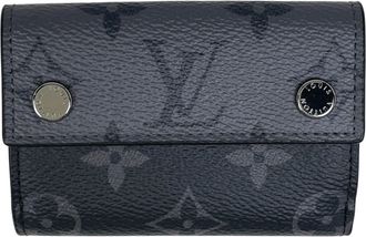 Louis Vuitton Black Monogram Eclipse Monogram Reverse Noir Monogram Eclipse Monogram Reverse Wallet (Tri-Fold) (Pre-Owned)