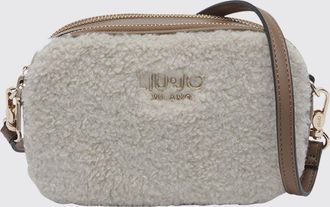 Liu Jo Mini borsa a tracolla in pelliccia sintetica con doppia chiusura zip