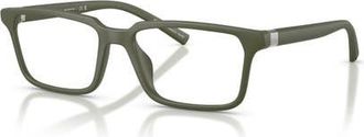A|X Armani Exchange 54mm Square optical glasses in Green at Nordstrom