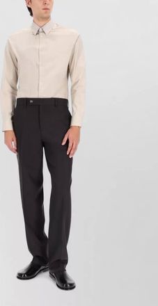 Fendi cotton shirt regular fit button collar
