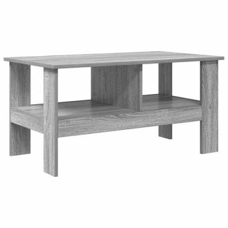 vidaXL Mesa De Caf&eacute; Gris Sonoma 90 X 50 X 45 Cm Madera De Ingenier&iacute;a Vidaxl