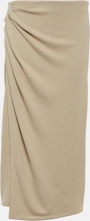 Vince Jersey wrap skirt