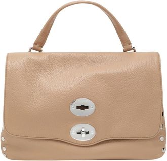Zanellato Postina Small Bag - Dames - Handtassen - Beige - ONE Size - Leer - Tassen