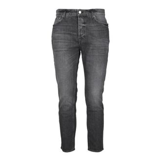 Department Five Slim Fit Jeans, male, Black, W35, Denim Jeans for Men