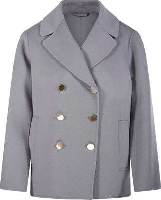 Max Mara Jas met knopen - Grijs