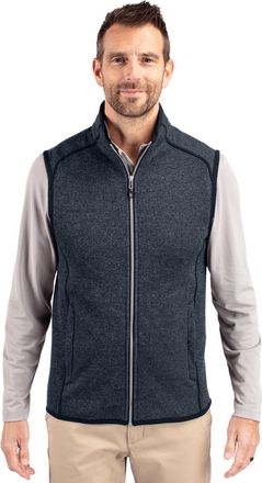 Cutter & Buck Mainsail Sweater-Knit Mens Full Zip Vest
