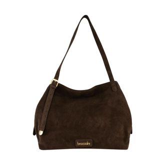 Braccialini Shopping Bag - Dames - Tassen - Bruin - Maat: ONE Size Leer