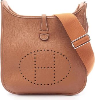 Herm&egrave;s 2024 Clemence Evelyne III 29 crossbody bag - Marrone