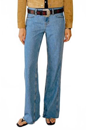 Re/Done Womens Californian Flare Jeans In Runyon