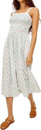 Rails Kimiko Midi Dress In Peach Peony
