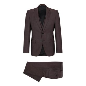 HUGO BOSS Kostuums, Heren, Rood, L, Hugo Boss-Pak 3 Delig