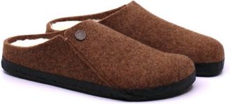 Birkenstock Mens Zermatt Shearling Slippers In Brown
