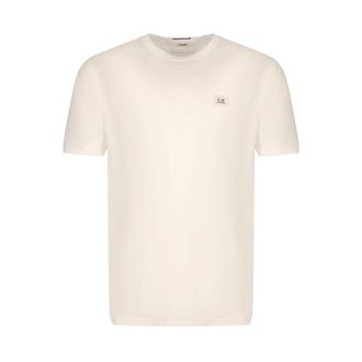 C.P. Company T-Shirts, male, Beige, Size: 2XL 20Cmts113A 006374G 114 T-Shirt