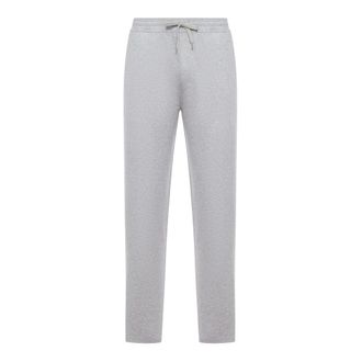 Brunello Cucinelli Broeken, Heren, Grijs, M, Katoen, Stretch Katoenen Joggingbroek