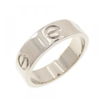 Cartier White Gold White Gold (18K) Band Ring (Pre-Owned)