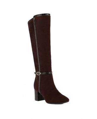 Jones New York Womens Isalee Boot In Dark Brown