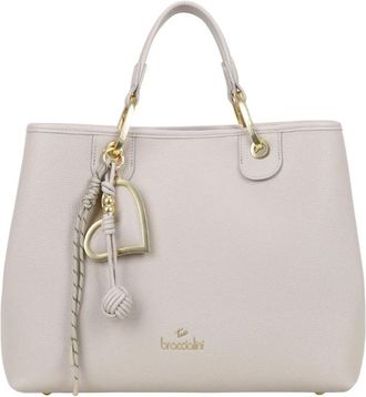 Braccialini Grote Handtas - Dames - Handtassen - Grijs - ONE Size - Leer - Tassen