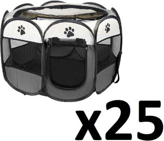 OEM Parque Para Perros/gatos 91x91x58cm - Gris X 25