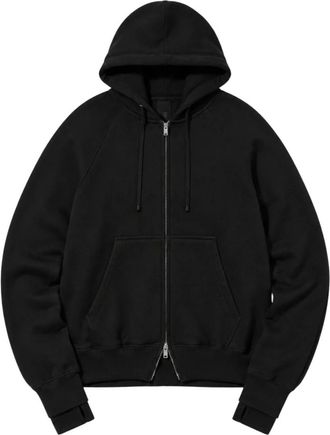 Thom Krom Hoodies & sweatvesten, Heren, Zwart, XL, Zip-Up Hoodie
