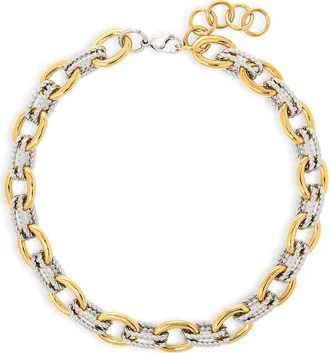 Bracha Roxy Necklace in Silver/gold at Nordstrom