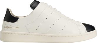 Yohji Yamamoto Minimalist Diagonal Leather Sneakers