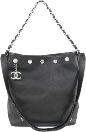 Chanel Borsa a spalla Pre-owned in pelle dagnello - - Pre-owned - Donna - Nero - ONE SIZE