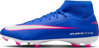 Nike Mens Mercurial Superfly 10 Academy Multi-Ground High-Top Soccer Cleats in Blue | FQ1456-446