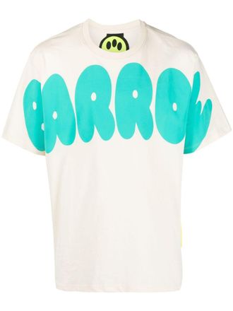 Barrow logo-print short-sleeve cotton T-shirt - unisex - Cotton - S - Neutrals
