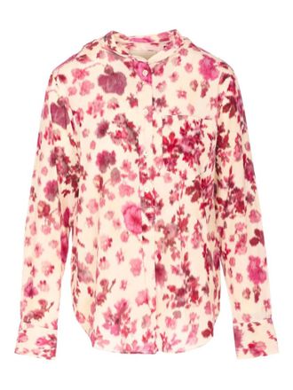 Isabel Marant Pink Regular Floral Shirt