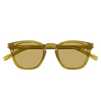 Saint Laurent Sunglasses, unisex, Green, Size: 49 MM SL 28 Sunglasses