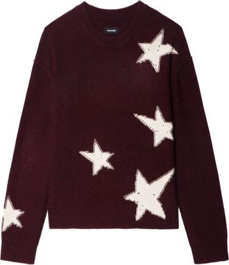 Zadig&Voltaire Maglione a stelle - Rosso