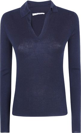 Max Mara Polo Shirt Ribbed Mxm Gergo