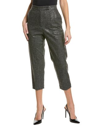 Brunello Cucinelli Sequin Wool & Cashmere-Blend Pant