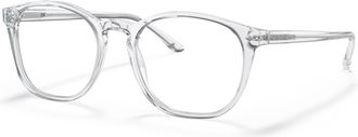 Giorgio Armani 0ar7074 Transparent Acetate Eyeglasses with Square Shape
