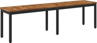 vidaXL Banco De Jard&iacute;n 161 X 35 X 45 Cm Madera De Acacia S&oacute;lida Vidaxl