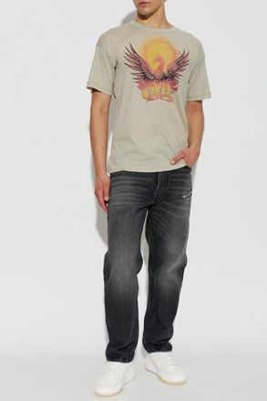 Diesel T-shirt T-NORM-AA1, Mens, Green