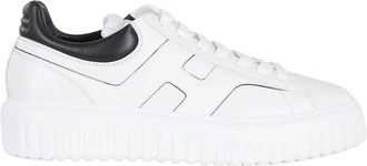Hogan H-Stripes Lace-Up - Heren - Sneakers - Wit - 44 1/2 EU - Leer - Schoenen